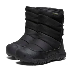 Little Kids' Puffrider Waterproof Winter Boot | Black/Steel Grey