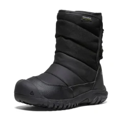 Little Kids' Puffrider Waterproof Winter Boot | Black/Steel Grey