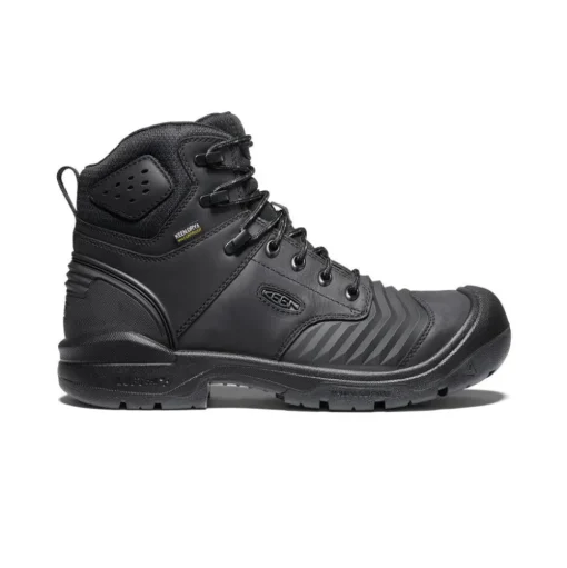 Men'S Portland 6" Waterproof Boot (Carbon-Fiber Toe) | Black/Black