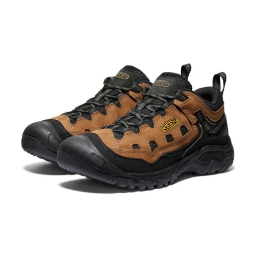 Men'S Targhee Iv Vented Hiking Shoe | Bison/Golden Yellow